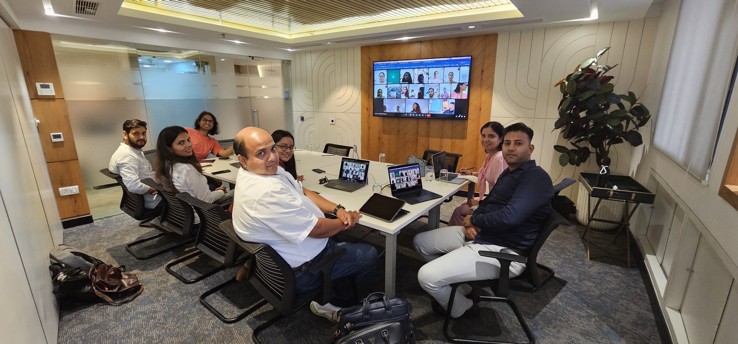 Team collaborating